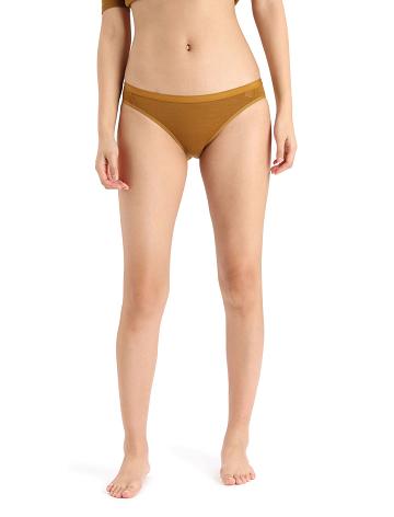 Bielizny Icebreaker Merino Siren Bikini Briefs Damskie Brązowe | PL 1229OKIR